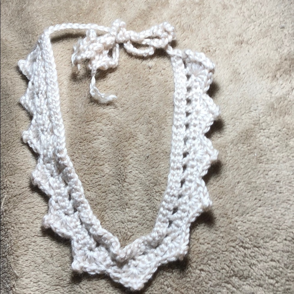 Handmade crochet choker